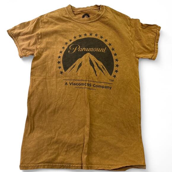 Yellow gold paramount pictures tee small - Picture 1 of 4